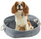 KAMACA Hundebett und Heimtierkissen Hundekorb - Reisebett und Tragekorb Hund - 60 cm - mit Wechselkissen und Tragegriffen - praktisch, kuschelig, leicht zu reinigen NEU