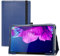 LIFANG Compatible with Lenovo Tab P11 Case,Slim Folio Folding Stand PU Leather Cover for 11 Lenovo Tab P11 /P11 Plus / P11 5G (TB-J606F / J616F / J607Z) / Motorola Moto Tab G70 Tablet,Dark Blue