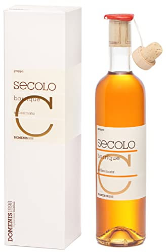 SECOLO RISERVA BARRIQUE MILLESIMATA - grappa barrique 60% vol. bottiglia in vetro da 50 cl con astuccio