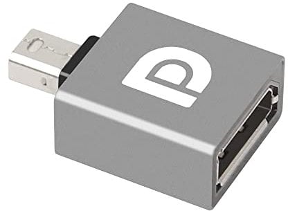 SHANFEILU Mini Displayport to Displayport Adapter Converter 8K@60Hz Mini DP Male to DP 1.4 Female Adapter DP to Mini DP Extender for Laptop PC TV Monitor