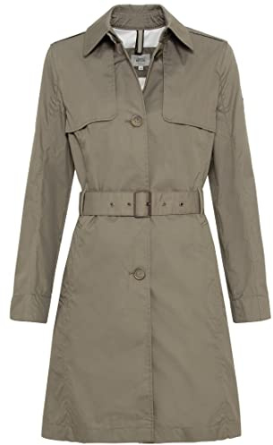camel active Damen Trenchcoat aus einem Baumwollmix Khaki, womenswear-44