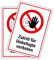2 Stück Schild Zutritt für Unbefugte verboten 20cm x 30cm hergestellt aus robustem PVC stoß und kratzfest Zutrittsverbot Hinweisschild Zutritt für Unbefugte verboten mit UV-Schutz