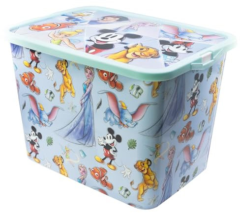 Stor Caja de almacenaje con Cierre de Click de 23 litros de Disney 100