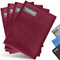 PoloTenze Premium Mikrofaser Trockentuch, Premium Waffeltuch 60x40 cm, für Glas, Fenster, Fliesen, Küche, Geschirr (Bordeaux)