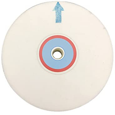 YTGZS Mola da Banco Corindone Bianco,Diametro Esterno 125mm Diametro del Foro 12.7mm Spessore 16mm,120 Grit
