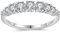 Yaresul 1Karat Moissanite-Diamant Ring Silber 925 Damen Halb-Ewigkeit Ring Eheringe für Frauen, D Farbe VVS1, Rundschliff, Schmaler Vorsteckring Ring Größe 54.4(17.3)
