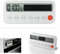 Küchentimer Küchenuhr Eieruhr Kurzzeitmesser Timer digital magnetisch für Küche Bad Büro Sport und Hobby inkl. Zubehör (5298)