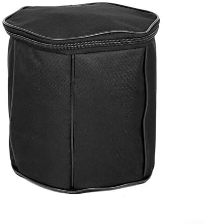 PETSTIBLE Sechseckige Akkordeon-Tasche, Oxford-Stoff, Ziehharmonika-Gig-Tasche, Tragetasche, dick gepolstert, schwarz für Anfänger