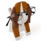 MIJOMA Porte-lunettes en bois en forme d'animal tendance, 15 x 10 cm, emboîtable en quelques secondes, idéal pour la maison et les voyages, rangement décoratif pour tous les types de lunettes (chien)