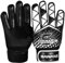 SAWANS Fußball-Torwarthandschuhe für Jungen, Kinder, Jugendliche, Trainingshandschuhe, Fußball-Torwarthandschuhe, Handgelenkschutz (Schwarz, Size 8 (M/L) Adult)
