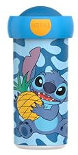Mepal - Verschlussbecher Campus - Trinkbecher - Auslaufsicherer Wasserflasche für Kinder - Wiederverwendbarer Becher - BPA-frei & Spülmaschinenfest - 300 ml - Stitch