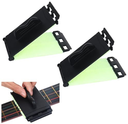 Saiten-Gitarre Reiniger, Griffbretttuch, Reinigungsset für E-Gitarre, Zubehör zur Gitarrenwartung, Gitarren-Reinigungswerkzeug-Set für E-Gitarre, Violine, Bass, Ukulele, Musikinstrumentenpflege