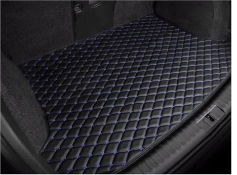 Antirutschmatte Für Suzuki Für SX4 Neo Für Baleno GY EY RW 2006~2015 Schmutzabweisende Kofferraummatte Für Die Hintere Go-Ablage Kofferraummatten(Schwarz Blau)