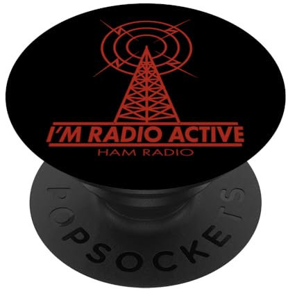 Amateurfunkgerät HAM Radio Ich bin Radio aktiv PopSockets mit austauschbarem PopGrip