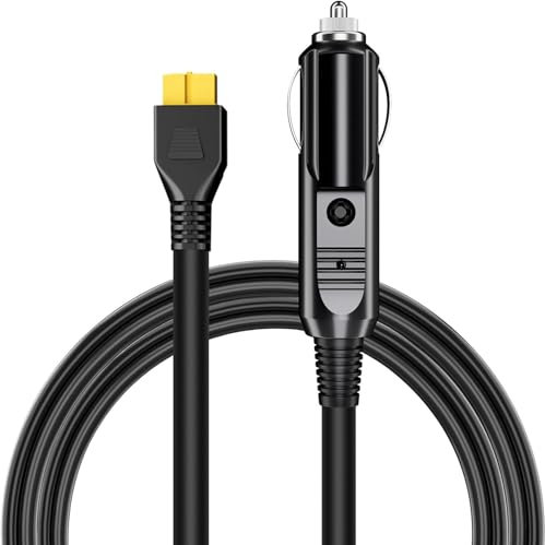 FOSSiBOT Zigarettenanzünder-Kabel auf XT60, 5 m, Zigarettenanzünder-Stecker auf XT60-Buchse, für Auto-Wechselrichter,FOSSiBOT 1200