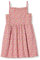 Amazon Essentials Robe Midi à Bretelles en Coton Fille, Beige Rose Incandescent Posey Floral, 5 Ans