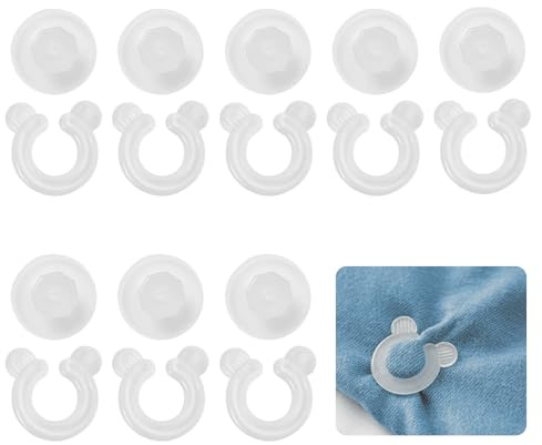 RYHHH 8 Stück Bettdeckenhalter Bettdecken Clips, Houseware Bett Clip, rutschfeste Bettbezug-Clips halten die Bettdecke an Ort und Stelle, Feststellverschluss, Verschluss lässt Sich leicht entfernen