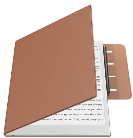 TiMOVO Étui Magnétique pour Remarkable Paper Pro 11,8 Pouces 2024, Couverture Folio Légère avec Porte-Stylet Intégré et Réveil/Sommeil Auto Compatible avec Tablette Remarkable Paper Pro, Brun