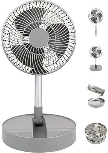 Oxy cool Extendable Cordless desk cooling Air Fan,7.8Extendable 4 speed fan, Extendable to 100cm,Cordless, Modern design,Adjustable angle, 8 hours max runtime, Quite motor, LED fan speed indicator