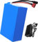 Batteria per bici elettrica 52V 10Ah 12Ah 15Ah 20Ah 30Ah, pacco batteria per bici elettrica 52V con scheda di protezione agli ioni di litio per motore da 1000W, 800W, 750W, 500W e 200W con caricabat