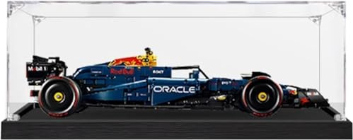 Acryl Vitrine für 42206 Oracle Racing RB20 F1 Rennauto Car, Acryl Display Case Box, Transparente Schaukasten Showcase Aufbewahrungsbox für Modelle Sammlerstücke, (Nur Vitrine)