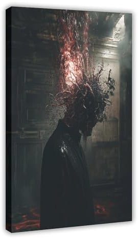 WOPIYNAG Lava-Druck, Gothic-Horror-Leinwand-Poster, Wandkunstdruck, Bild, Gemälde, 20 x 30 cm