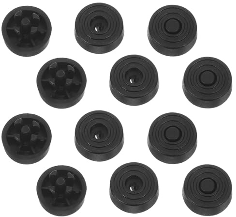 25 Stück PC Gehäusefüße aus Kunststoff, Einsteckbar für 5mm Öffnung