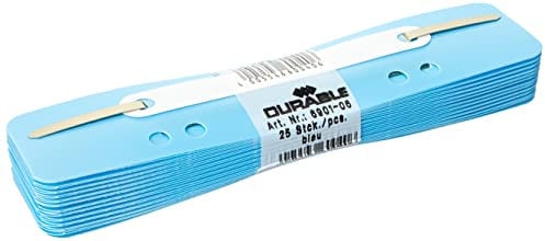 Durable Heftstreifen Flexi, 1 Packung à 250 Stück, blau, 690106