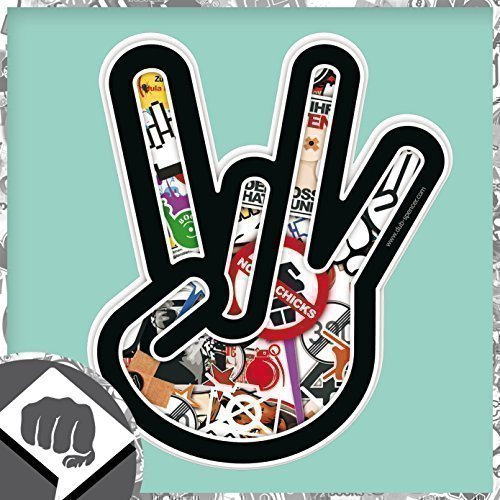 Sticker Bomb 07 - East Coast Side Hand Aufkleber Decal Sticker Bombing - Dub