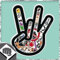 Sticker Bomb 07 - East Coast Side Hand Aufkleber Decal Sticker Bombing - Dub