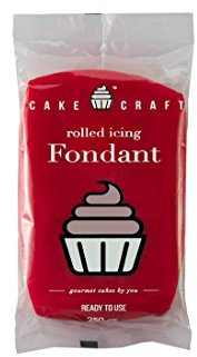 Cake Craft Rollfondant, Rubinrot, 250 ml