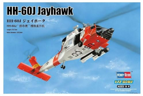 Hobby Boss Hubschrauber-Modellbausatz HH-60J Jayhawk, 1:72, Erwachsene und Teenager ab 14 Jahren