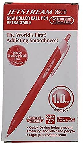 TINTENROLLER UNI-BALL JETSTREAM 1 MM ROT