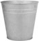 Esschert Design Altzink Blumentopf 7,7 Liter, Ø25cm, Höhe 24cm