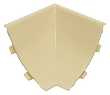 DQ-PP WINKELLEISTE INNENECKE – Marmor hell – 23 x 23mm – PVC – Küchenleiste Arbeitsplatte Abschlussleiste Leiste Küche Küchenabschlussleiste Wandabschlussleiste Tischplattenleisten