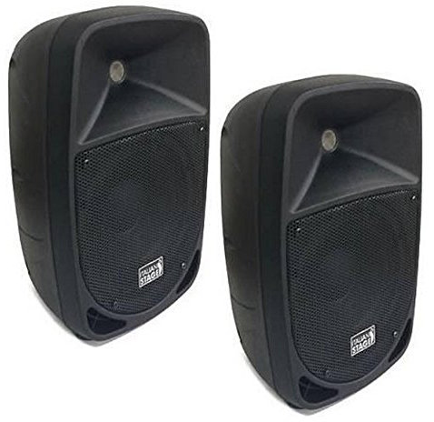 Italian Stage P112A - Coppia diffusori 12 pollici amplificati, 2 vie, 400 watt