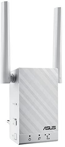 Asus RP-AC55 Dual-Band Repeater (AiMesh, Wi-Fi 5 AC1200, 1x Gigabit LAN, externe Antennen, ExpressWay, App Steuerung)