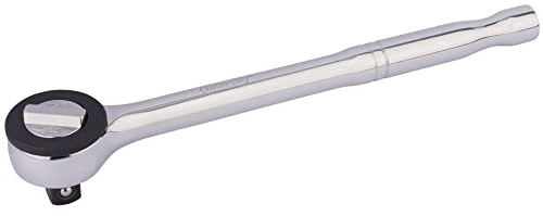 Draper 50687 1/2-Inch Square Drive Round Head Reversible Ratchet , Blue