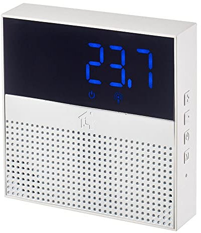 MiHome MIHO069 Smart Thermostat, White, 14cm Square