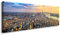 Visario 120 x 40 cm Bild auf Leinwand New York Panorama Skyline 5735-SCT deutsche Marke und Lager - Die Bilder/das Wandbild/der Kunstdruck ist fertig gerahmt
