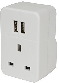 Mercury | UK to Europe Travel Adaptor with Twin USB