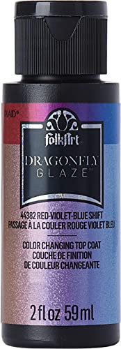 FolkArt 44382 Violet Libellen-Glasur 2 O Color Shift RD/VIO/BLU, acryl, Rot/Violett/Blau, 1 count (Pack of 1)