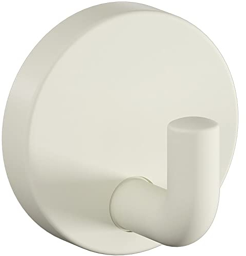 HEWI 477.90B010 99 Mantelhaken 477.90.010 Höhe 50 mm, Tiefe 45 mm, Polyamid, Farbe: Reinweiß Matt