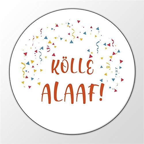 Huuraa Magnet Kölle Alaaf Geschenk Kühlschrankmagnet 59mm Kühlschrankmagnet Flaschenöffner Kölle Alaaf Geschenkidee