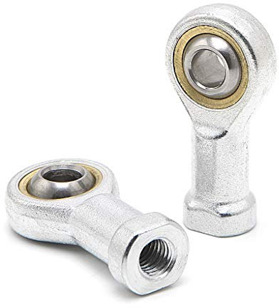 Ocobudbxw Metrisches Gewindestange 2 Stück 8 mm metrisches Innengewinde weiblich Rod End Kugellager SI8T/K PHSA8