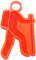 Wandern Geocoin Geocaching Trackable Travelbug Traveltag (Rot fluoreszierend)