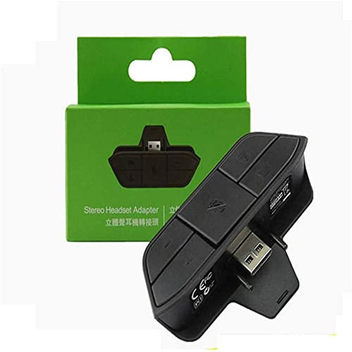 XBERSTAR Adaptador de juego de audio estéreo para Microsoft Xbox One, adaptador de auriculares estéreo para mando Microsoft Xbox One