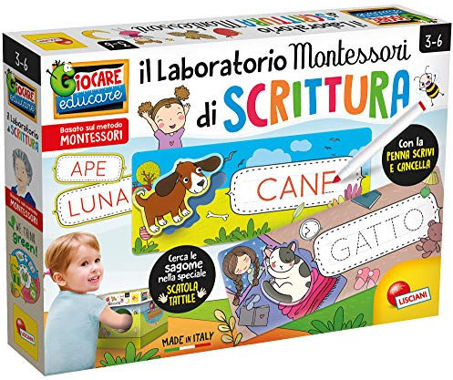 Liscianigiochi - Montessori Maxi Schreiblaborator, Farbe, 95186