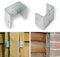 Swiftpost Fence Panel Clips 20 Pack Galvanized (35mm/45mm/50mm panels) Trellis Clips Grips (For up to 35mm panels)