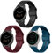 Issinlky Armband für Garmin Vivoactive 4S/Venu 2S/Venu 3S/Vivomove 3S, 18 mm, Silikonarmband für Fossil Damen Gen 6/Fossil Damen Gen 5E/Fossil Damen Q Venture HR Gen 4/Gen 3